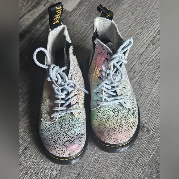 🩷💜Dr. Martens Zip Boots Size 8 Pascal T 🩵💛 - Picture 2 of 10